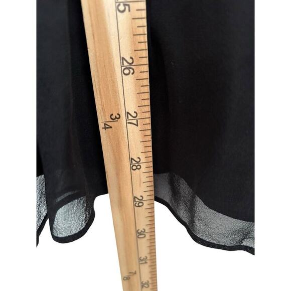 Diane von Furstenberg Dress SZ 8 Asti Short Black Silk Strapless Mini Babydoll - Picture 12 of 13